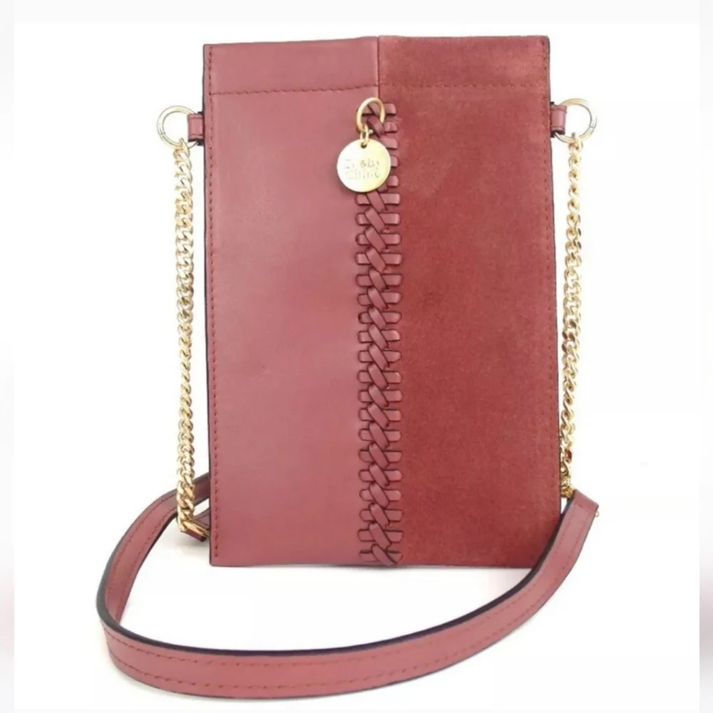 New See By Chloe Leather Crossbody Pouch - Picture 9 of 11